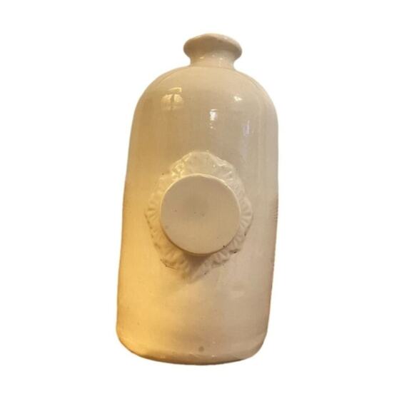 Antique 2 Quart Stoneware Carriage Foot Warmer Bed Warmer Lovatt Langley Ware En - Picture 3 of 8